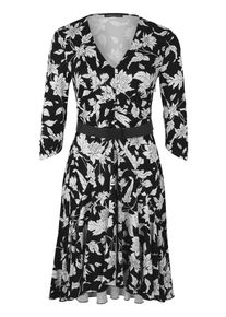 Apart, Damen Kleid, Schwarz / Weiß