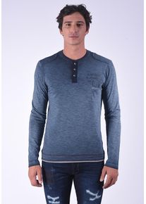 Kaporal5 Kaporal, Herren Shirt 'Bora', Blau / Rot