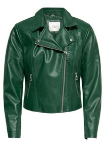 Jacqueline de Yong, Damen Kunstlederjacke, Grün