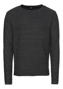 !Solid, Herren Pullover 'Knit - Jasen', Basaltgrau