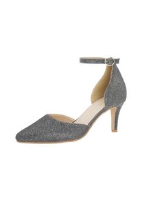 Andrea Conti, Damen Pumps, Hellbeige / Schwarz