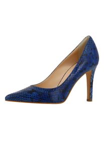 Evita, Damen Pumps, Blau / Schwarz
