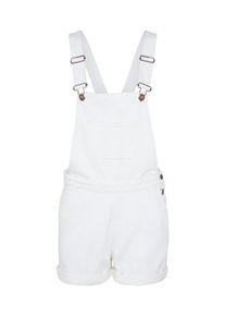 Urban Classics, Damen Latzjeans 'Dungaree', White Denim