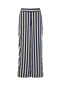 Véro Moda VERO MODA, Damen Hose 'Stinna', Nachtblau / Weiß