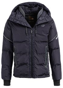 Khujo, Herren Jacke 'MANNING', Nachtblau / Weiß