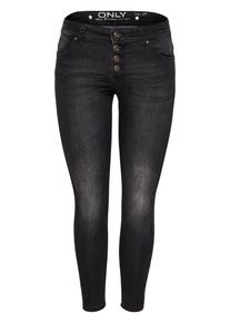 Only, Damen Car Reg Ankle Jogg Skinny Fit Jeans, Black Denim