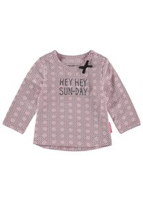 Noppies, M&auml;dchen Langarmshirt 'Kropp', Rosa / Schwarz