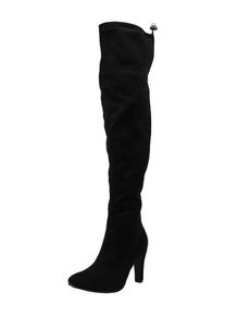 Tom Tailor, Damen Overknee, Schwarz
