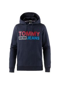 Tommy Jeans, Herren Hoodie, Blau / Nachtblau / Rot