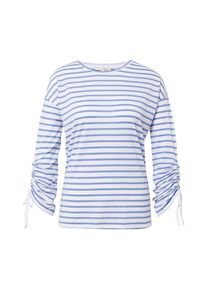 Tom Tailor Denim, Damen T-Shirt, Himmelblau / Weiß