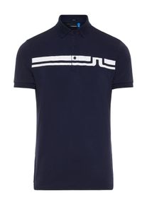 J. Lindeberg J.Lindeberg, Herren Poloshirt 'Eddy', Navy / Weiß