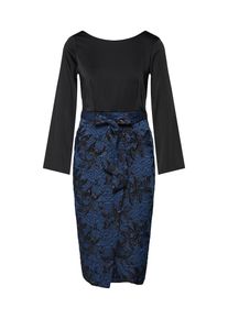 Closet London, Damen Kleid 'Closet Gold 2-In-1 Pencil Dress', Navy / Schwarz
