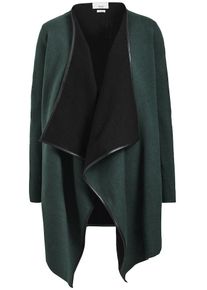 Khujo, Damen Strickjacke 'CHARLEN', Smaragd / Schwarz