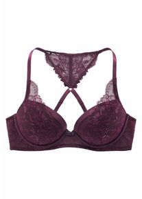 Lascana, Damen Push-up-BH, Aubergine