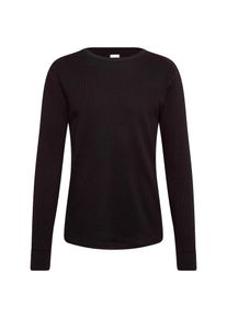 GAP, Herren Shirts 'LS WAFFLE CREW', Schwarz