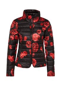 Only, Damen Steppjacke, Hellrot / Schwarz