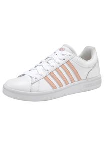 K-Swiss, Herren Sneaker 'Court Winston W', Ros&eacute; / Wei&szlig;