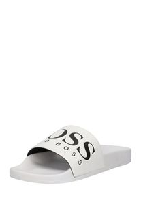 BOSS, Herren Pantoletten 'Solar', Wei&szlig;