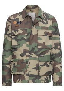 Jack & Jones JACK & JONES, Herren Jacke 'JORCRETE FIELD JACKET', Khaki / Oliv / Dunkelgrün