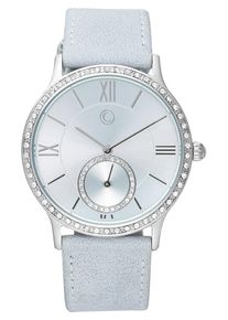 C-Collection, Damen Uhr, Hellgrau / Silber