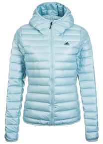 adidas Performance, Damen Daunenjacke 'Varilite Hooded', Hellblau