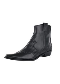 Heine, Damen Stiefelette, Schwarz