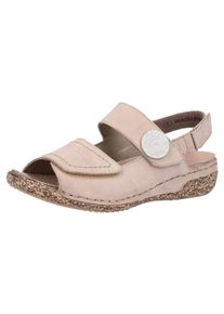 Rieker, Damen Sandalen, Taupe