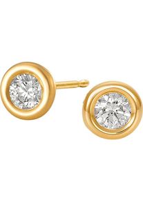 Christ, Damen Ohrstecker '82264655', Gold / Silber