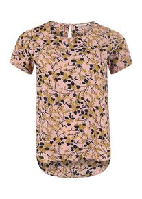 Only Carmakoma, Damen Bluse, Gelb / Rosa