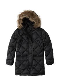 Abercrombie & Fitch Abercrombie & Fitch, Damen Jacke 'MIDTHIGH PARKA', Schwarz