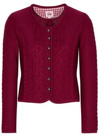 Spieth & Wensky SPIETH & WENSKY, Damen Strickjacke 'Bonn', Blutrot
