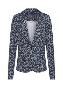 Ichi, Damen Blazer 'KATE PRINT', Navy / Rosa / Burgunder