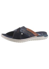 Bugatti, Herren Pantolette 'Idaho', Navy / Braun