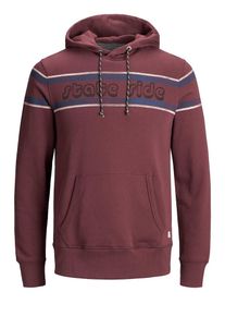Jack & Jones JACK & JONES, Herren Hoodie, Weinrot