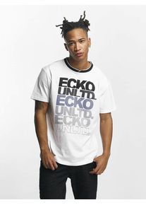 Ecko Unltd. Ecko Unlimited, Herren T-Shirt 'Fuerteventura', Weiß