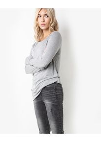 tigha, Damen Shirt 'Lora', Graumeliert