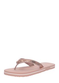 Esprit, Damen Zehentrenner 'Glitter', Puder