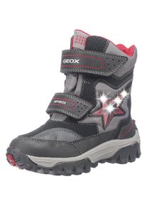 Geox, Winterstiefel, Grau / Rot