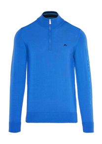 J. Lindeberg J.Lindeberg, Herren 'Kian Logo Print Tour Merino' Pullover, Blau