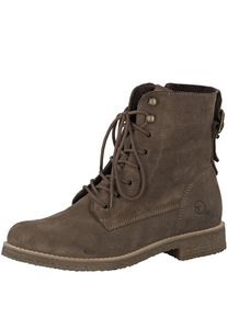 Tamaris, Damen Schn&uuml;rstiefel, Taupe