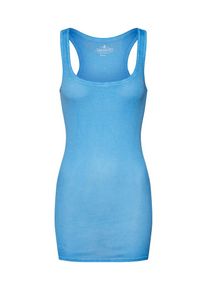 Herrlicher, Damen Top 'Morel 1x1 Rib', Blau