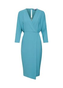 Closet London, Damen Kleid 'CLOSET KIMONO WRAP PENCIL DRESS', Türkis