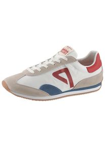 Pepe Jeans, Herren Sneaker 'Tahiti', Blau / Greige / Rot / Weiß