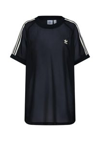 adidas originals, Damen T-shirt 'STRIPES TEE', Schwarz