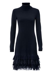 Heine, Damen Strickkleid, Kobaltblau