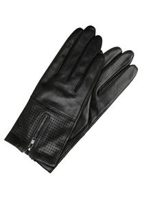Pieces, Damen Handschuhe, Schwarz