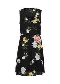 Only, Damen Kleid, Dunkelgelb / Grün / Schwarz / Weiß
