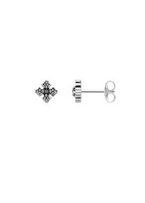 Thomas Sabo, Damen Geschwärzter Ohrstecker 'Royalty Schwarz', Silber