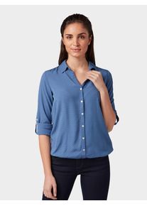 Tom Tailor, Damen Bluse, Royalblau