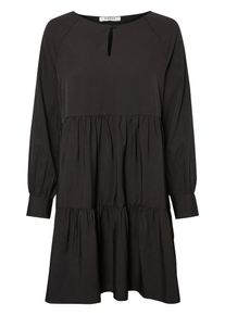 Pieces, Damen Kleid, Schwarzmeliert